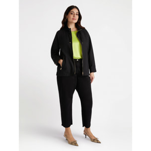 Fiorella Rubino - Parka ligera con cremallera - Negro