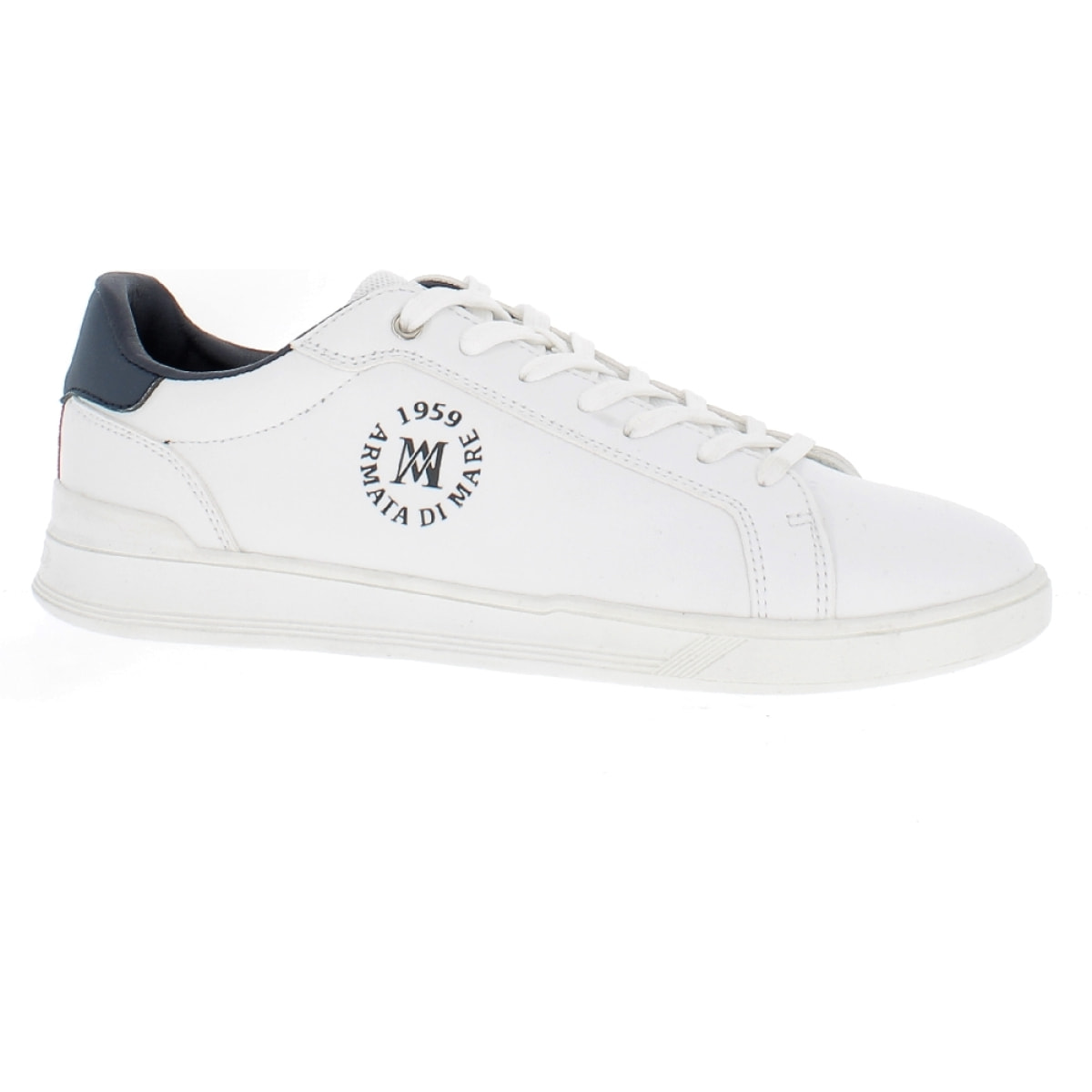 Armata di Mare Scarpe Uomo Sneakers Casual Stringate Basse con Soletta Rimovibile in Memory Foam AMU SS23D321 Off White