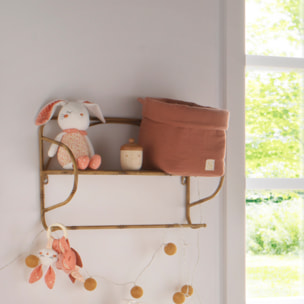 Doudou en velours blanc