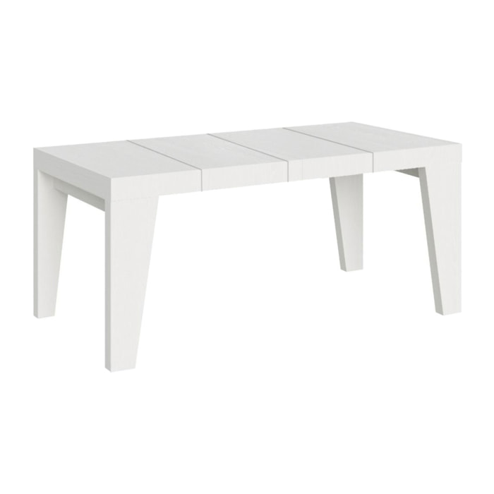 Mesa extensible 90x120/224 cm Naxy Premium Fresno Blanco