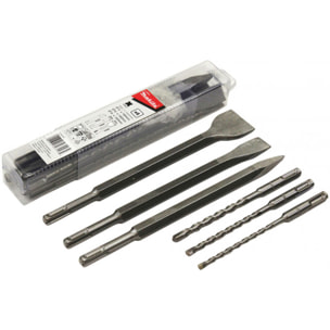 Juego de cinceles y brocas SDS Plus de 6 piezas MAKITA - D-58920
