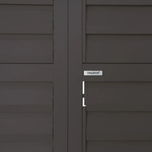 Persiennes coulissantes lames amovibles pour pergola Evora 4M gris graphite