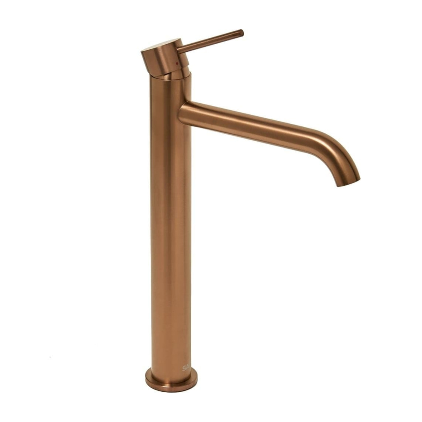 Aurum mitigeur lavabo haut 30,8 cm en acier inoxydable, à levier, sans vidage, or rose brossé (SATBAUR285BRG)