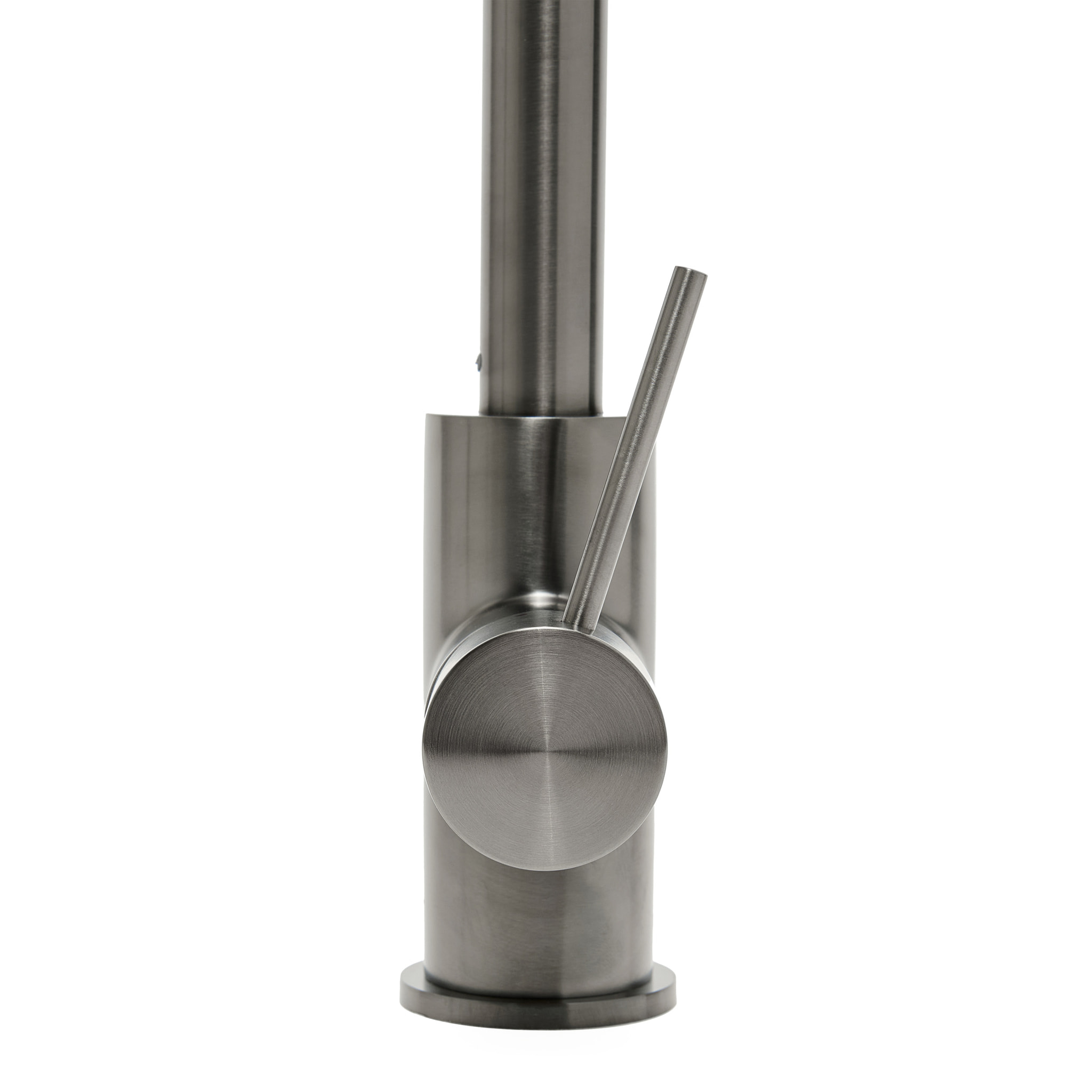 Aurum mitigeur évier à levier sur pied 44 cm avec douchette extractible 2 jets, métal brossé (SATBAUR286BGM)