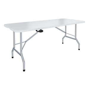 Tavolo Tavolino Pieghevole In Dura Resina Set Birreria Facile Trasporto Con Maniglie Ideale Per Giardino Campeggio Terrazzo Fiere Sagre 180x74x74 cm