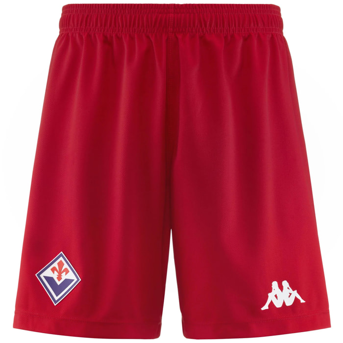 Pantaloni Corti Kappa Uomo Kombat Ryder Fiorentina Rosso