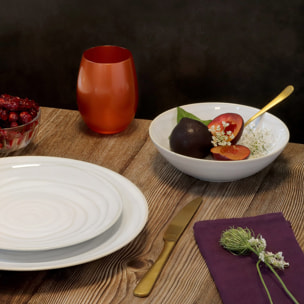 Vibe Blanc - 6 assiettes plates