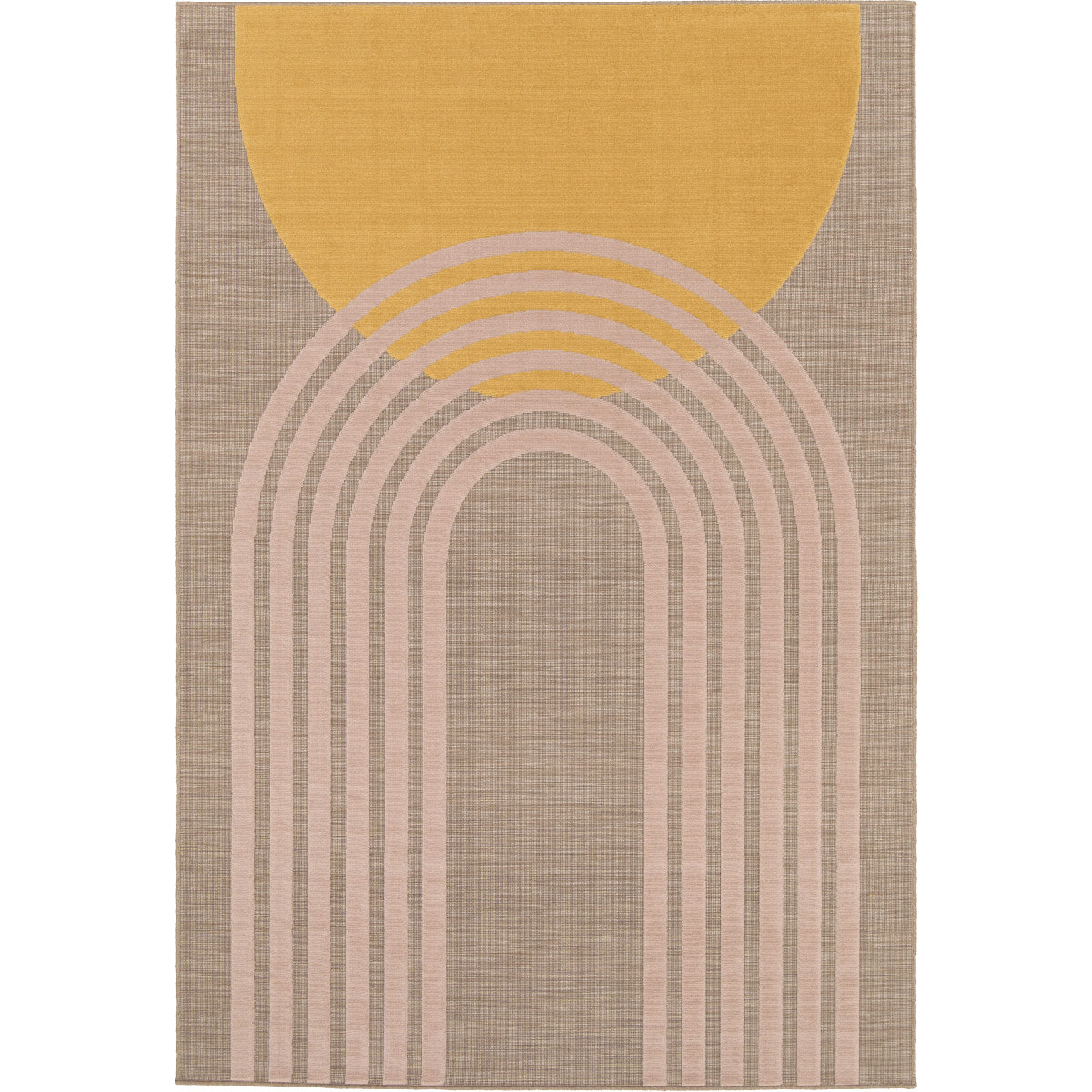 Tapis extérieur tissé kilim rectangle GOVU