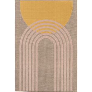 Tapis extérieur tissé kilim rectangle GOVU