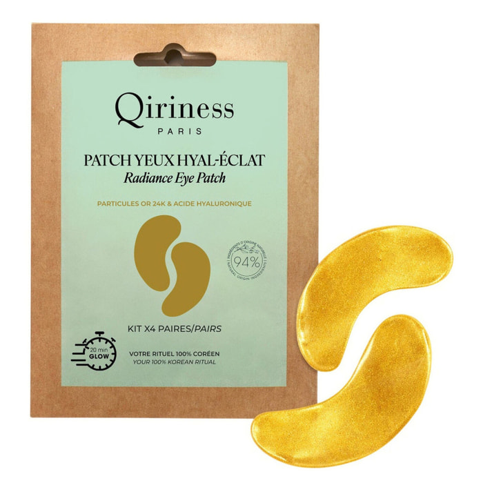 Radiance Eye Patch - Patchs Hydrogel Lissants et Éclat Immédiat 4 Paires