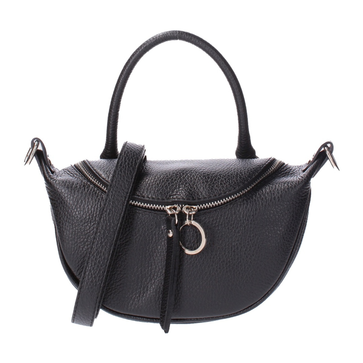 Borsa a mano da donna - Modello Mae - Vera pelle - 26.0 x 13.0 x 8.0 cm