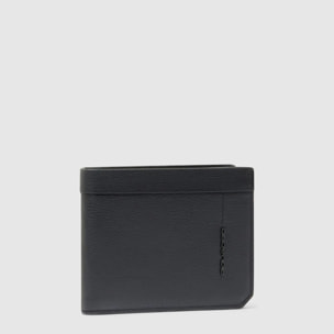 Piquadro Portafogli in pelle con volantino porta documenti, porta carte di credito e protezione RFID
