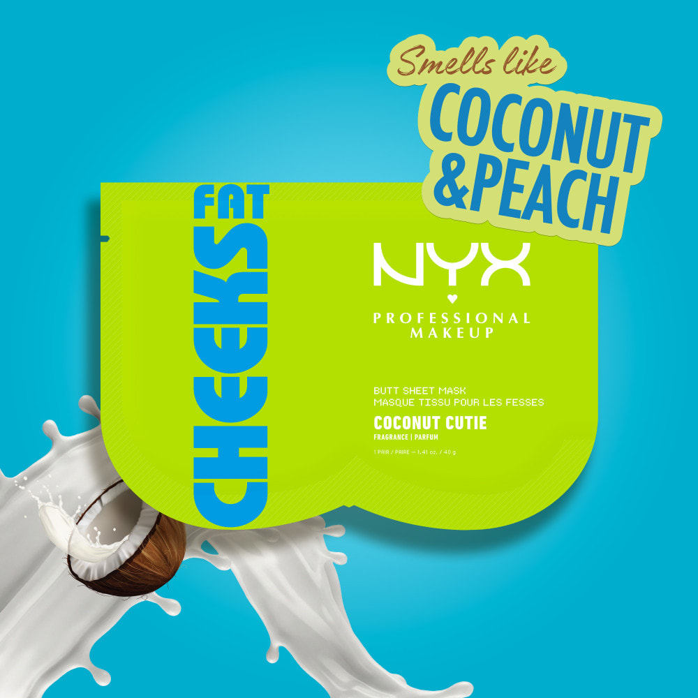 NYX Professional Makeup Fat Cheeks Masque pour les Fesses COCONUT CUTIE