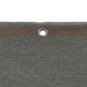 Brise vue occultant 1.5x10 m 90 gr/m² gris
