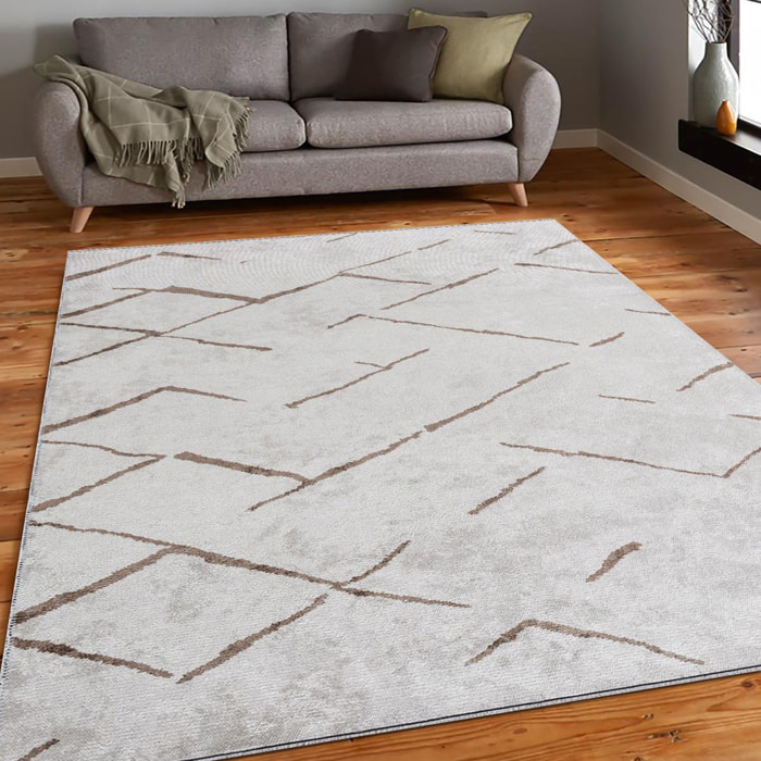 Tapis kilim tissé en coton motif simple CUVE