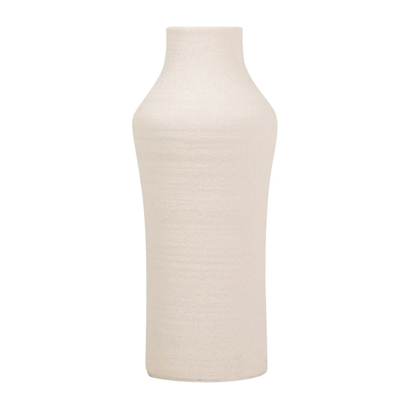 Florero Ceramica Beige 25x25x60 Cm