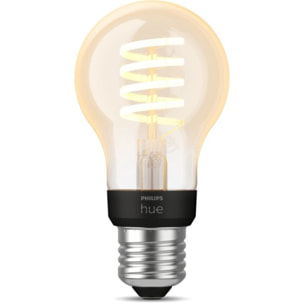 Ampoule LED connectée PHILIPS HUE E27 White Ambiance Filament