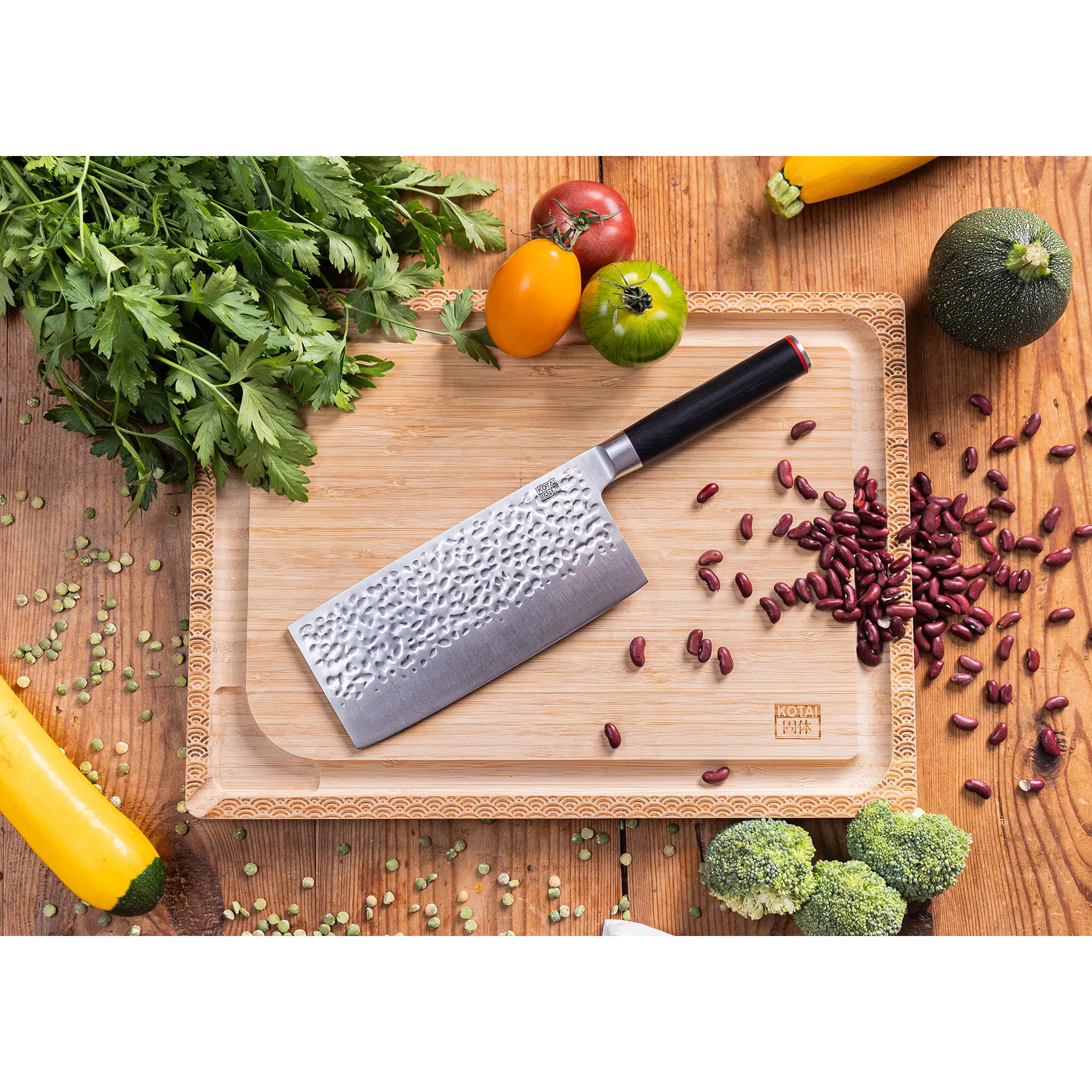 Set de cuchillos asiáticos (5 piezas) - Colección Pakka