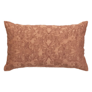 Coussin jacquard Little cottage rose 30x50cm