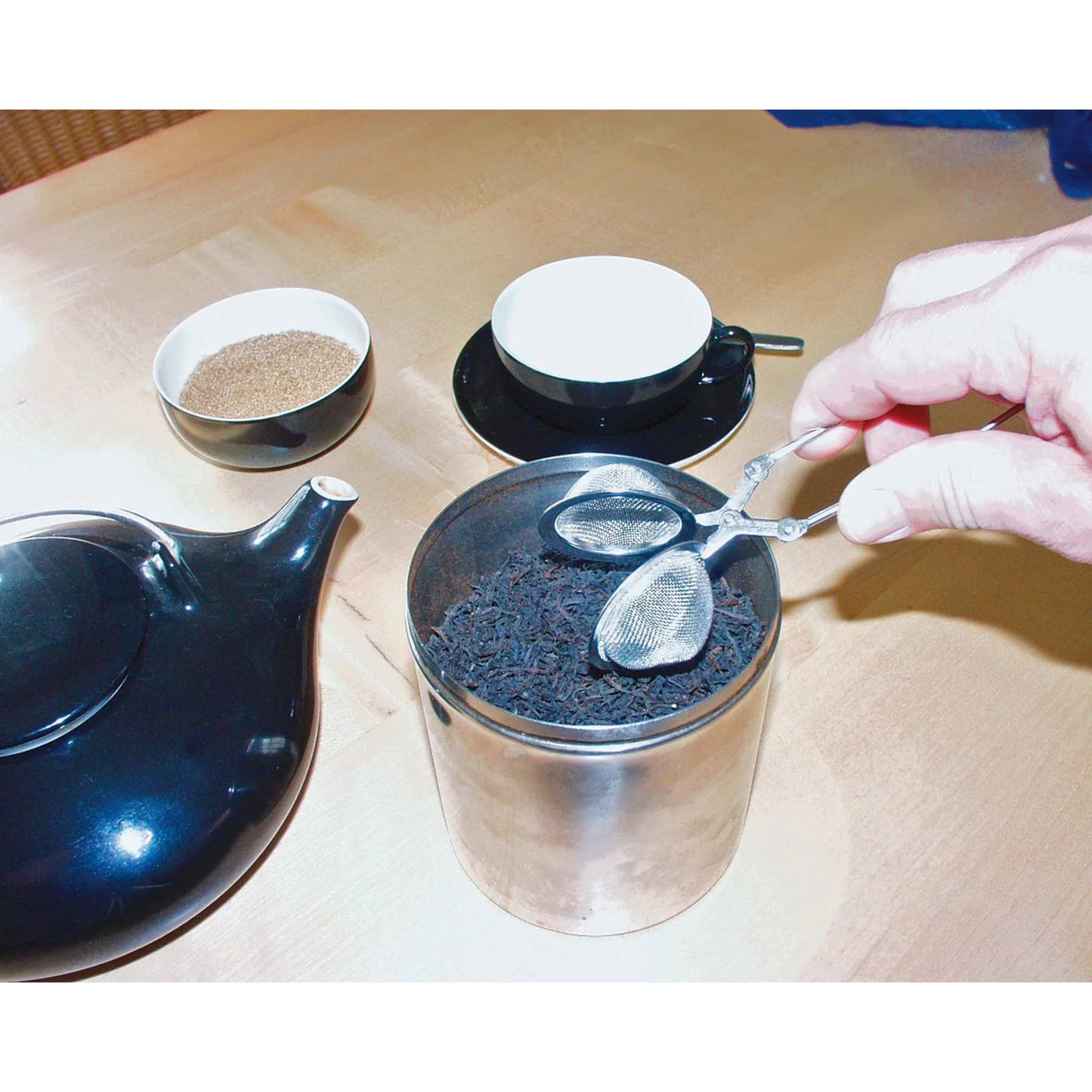 Set de 2 ustensiles de cuisine boule à thé inox Fackelmann Petit déjeuner