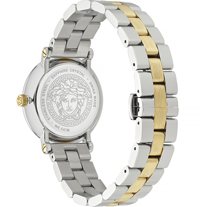 Versace Reloj Analógico De Cuarzo Greca Style