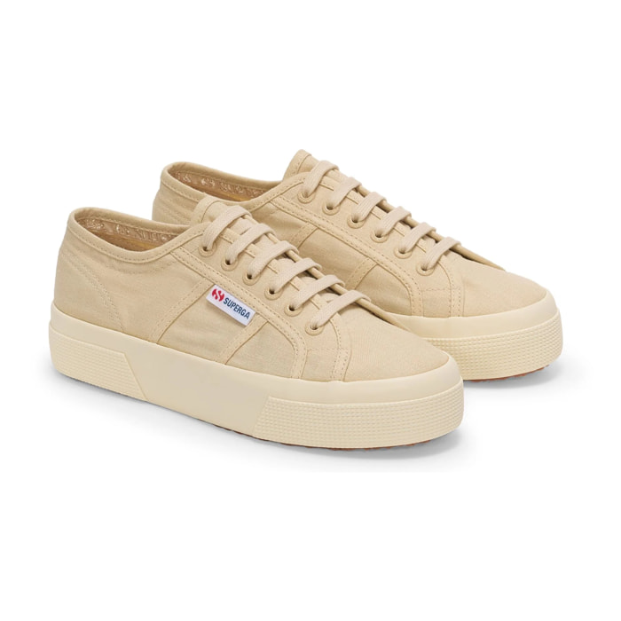 Superga - Scarpe da donna Donna Beige - 2740 PLATFORM LINEN