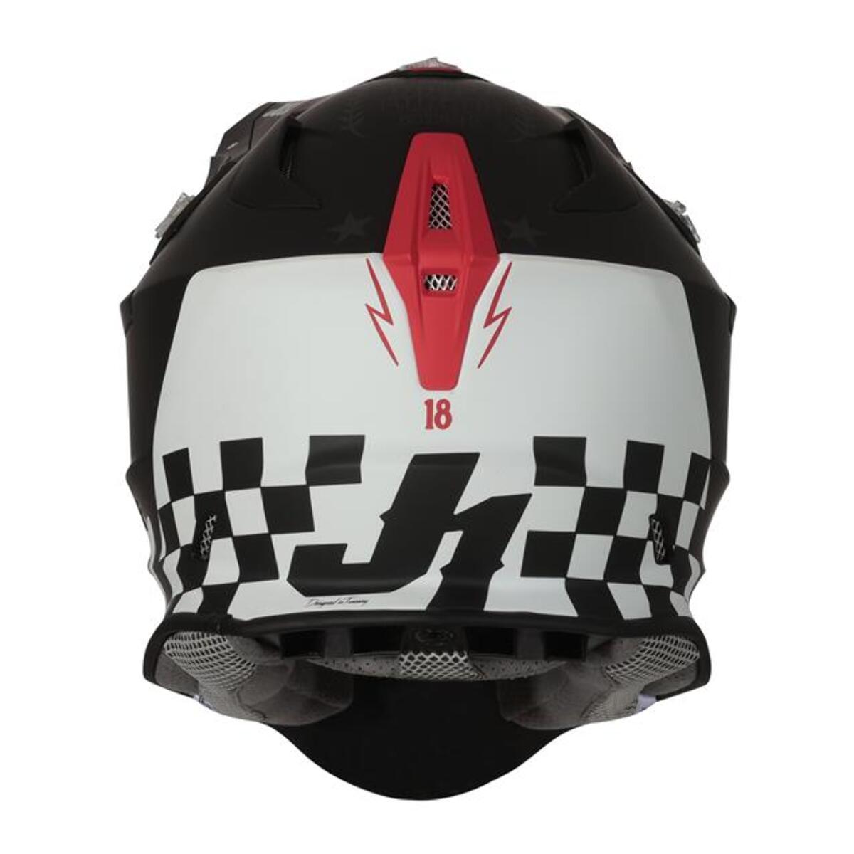 CASCO OFFROAD J18 OLD SCHOOL BLACK JUST1