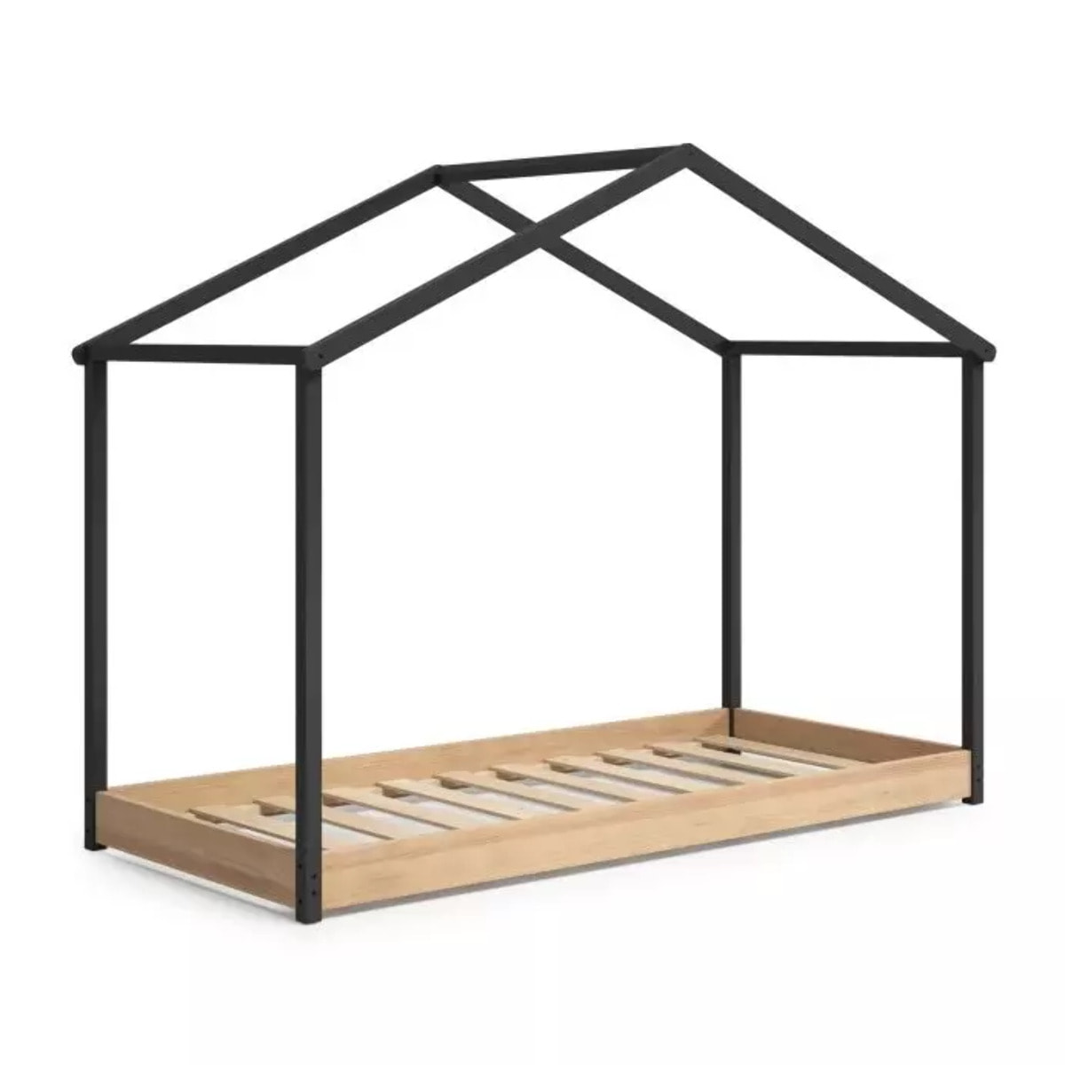 Cama cabaña Hyte Antracita - Pino