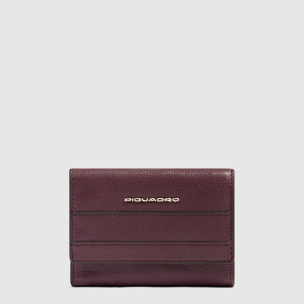 Piquadro Portafogli da piccolo in pelle con porta carte di credito, schermato con protezione RFID