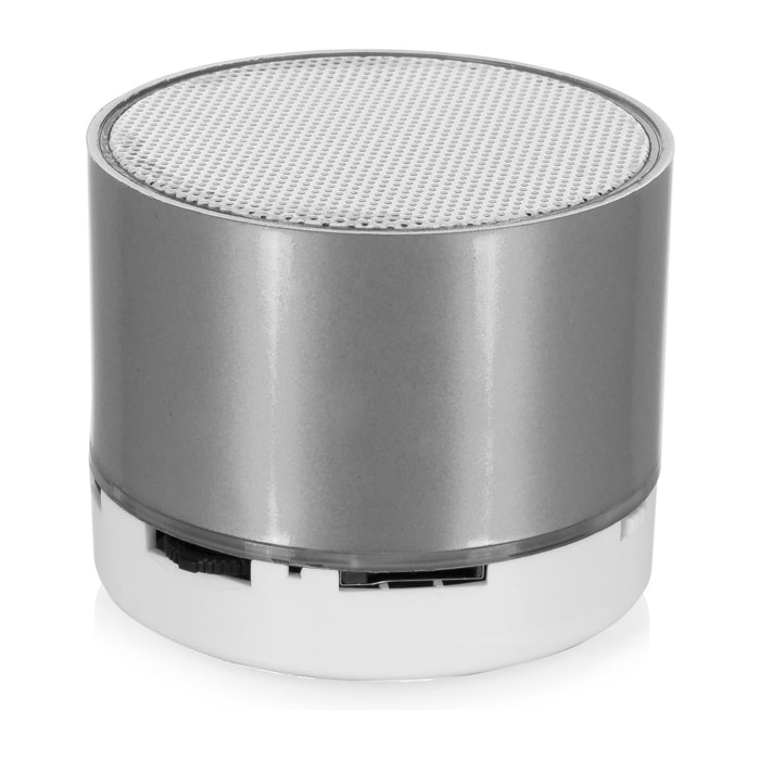 Altavoz compacto Viancos Bluetooth 3.0 de 3W, con luz led, manos libres y radio FM.