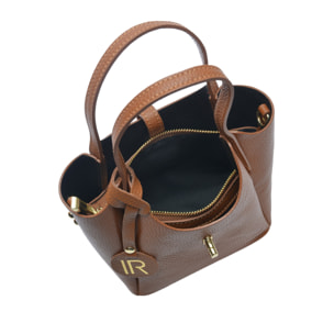 Borsa a mano Anna Luchini Cammello