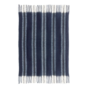 Plaid recyclé Isabel rayé