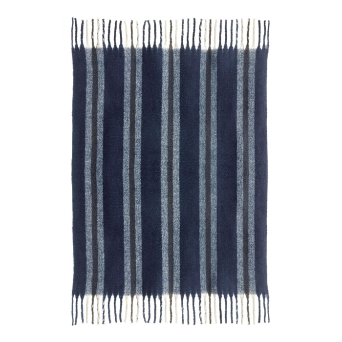 Plaid recyclé Isabel rayé