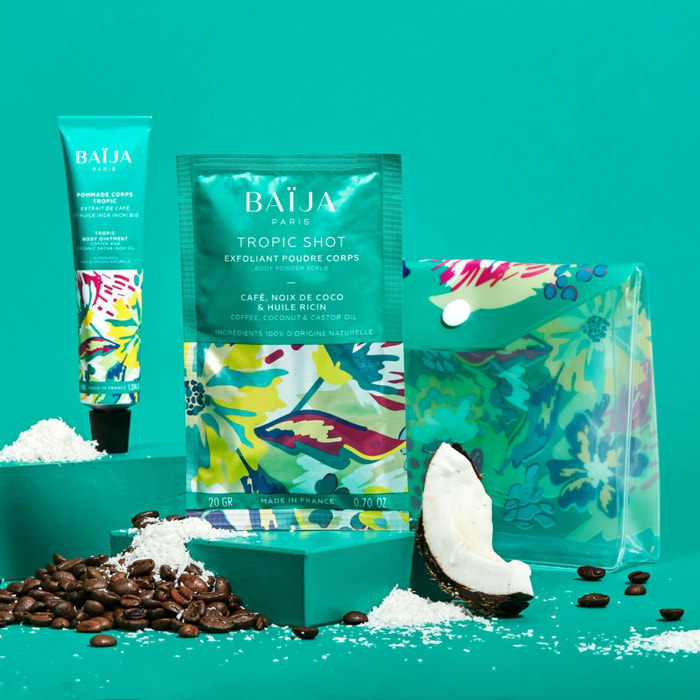 My Tropic set - Kit de Voyage Gommage Corps 20g + Pommade Corps 100 ml