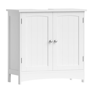 Mobile sottolavabo bianco in stile scandinavo