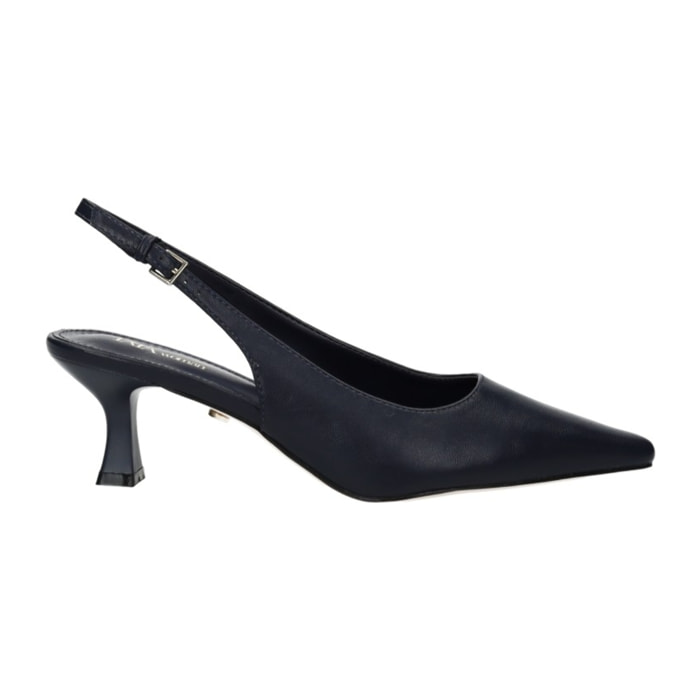 Décolleté sling back Donna Tata Italia Blu