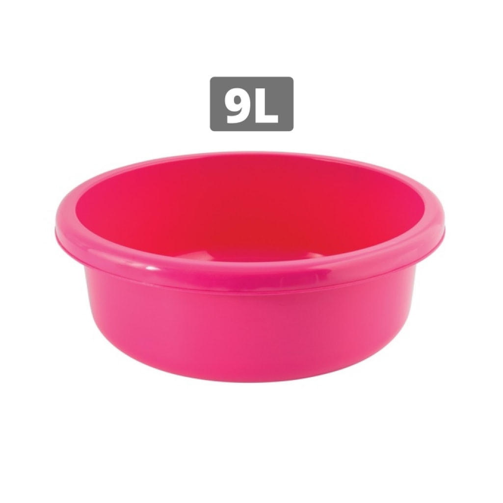 Bassine de lavage ronde 9L Fuschia MSV