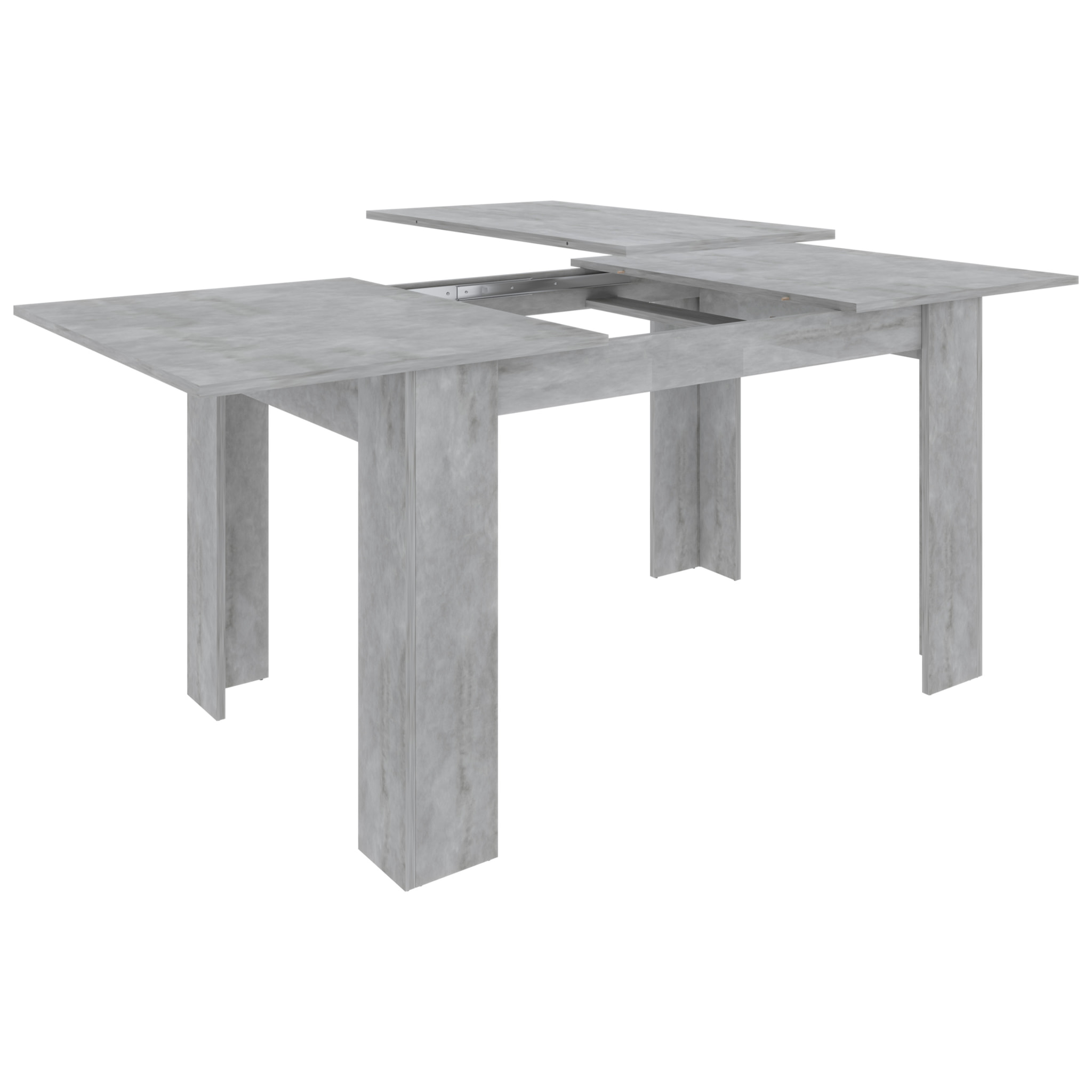 Tavolo da Pranzo Allungabile Estensibile Fino a 190 cm Tavolino Per 6 Persone Salotto Soggiorno Salone Design Moderno 190 x 78 x 90 cm Grigio