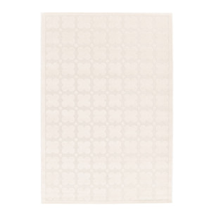 Tapis intérieur motif graphique crème  LILI