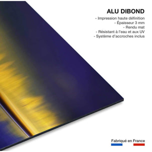 Tableau la nuit jaune Tableau alu Dibond
