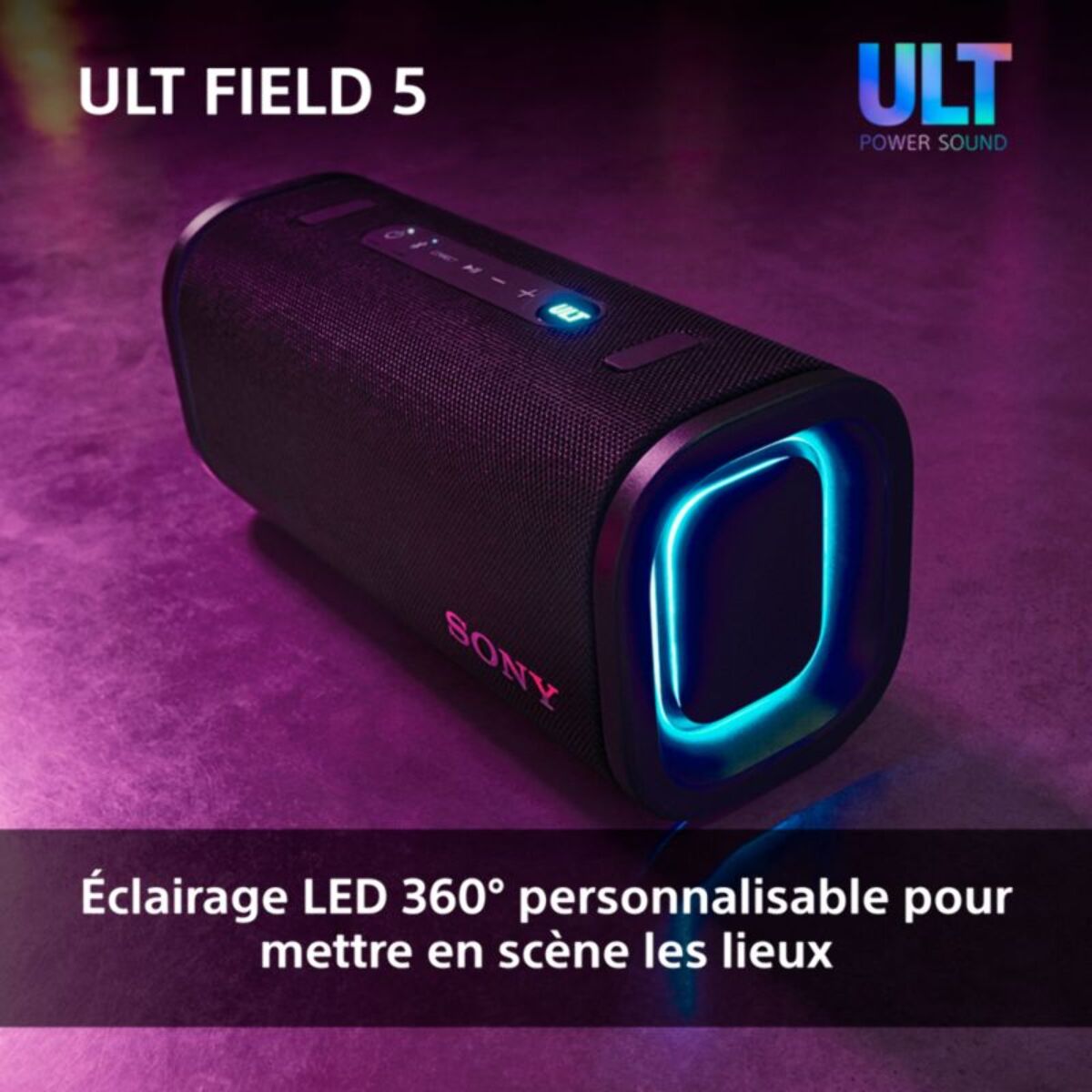Enceinte portable SONY ULT FIELD 5 Blanc minéral