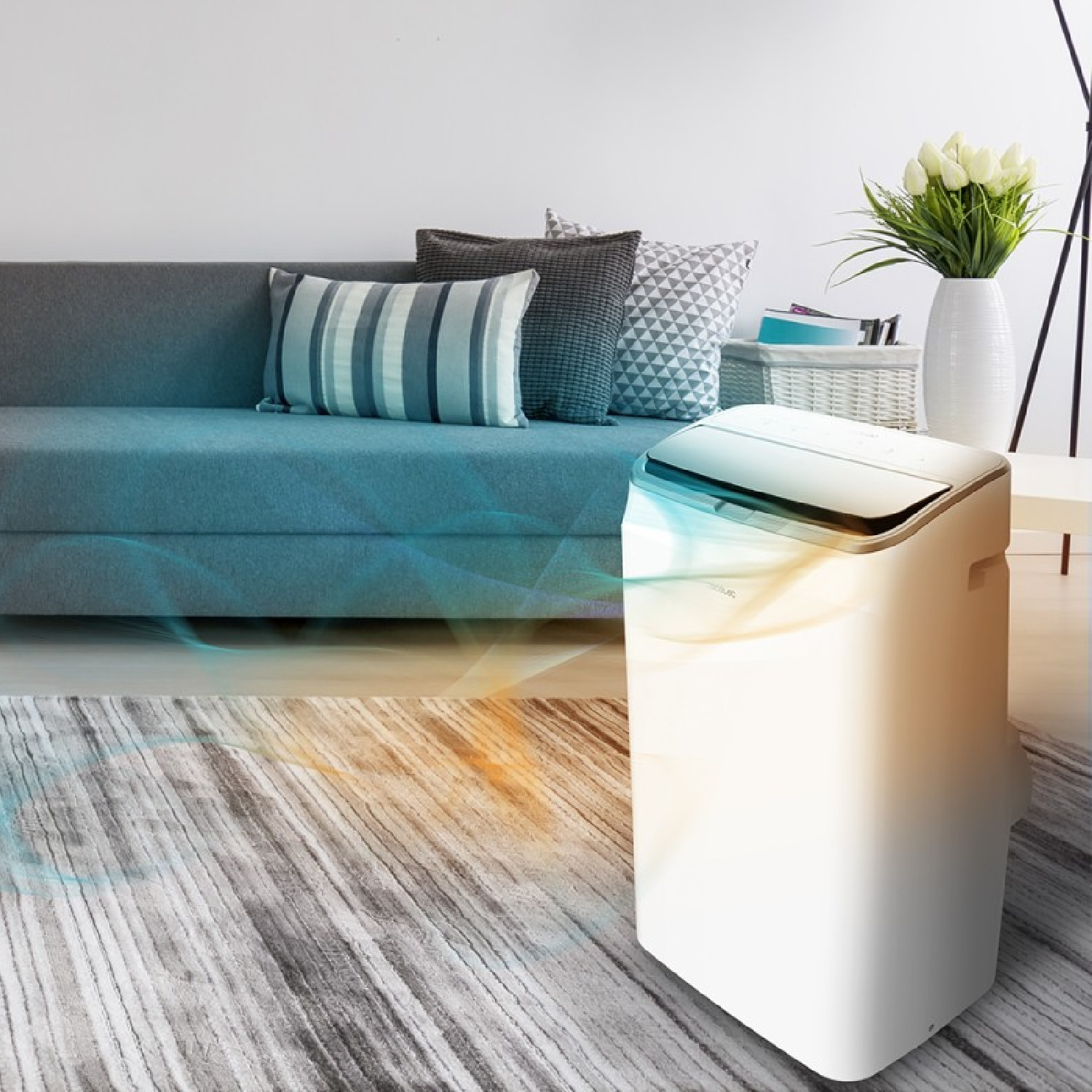 Cecotec Climatiseur portatif ForceClima 14800 Soundless Heating Connected