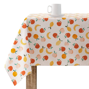 Nappe enduite 0220-47 - 100% coton - traitement antitaches - Multicolore