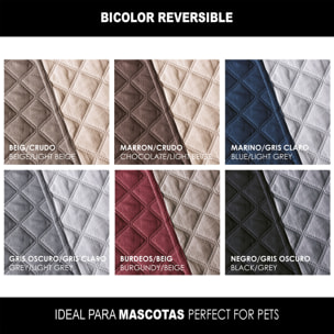 Cubre Sofá ACOLCHADO REVERSIBLE modelo JENNY