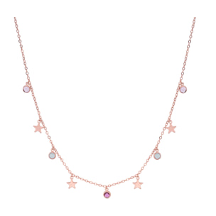 Collar Varwi acabado oro rosa 18k