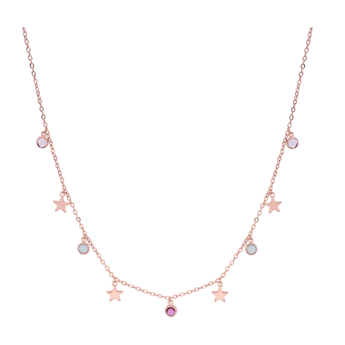Collar Varwi acabado oro rosa 18k