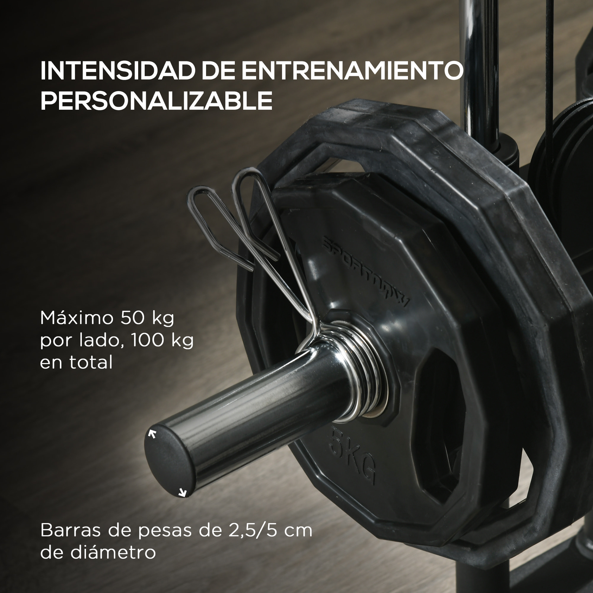 Máquina de Multiestación Musculación Entrenamiento para Hombro Brazos Placas de Peso de 100 kg Carga Max. 120 kg para Fitness Gimnasio en Casa 170x139x200 cm Negro