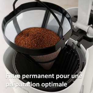Cafetière filtre PHILIPS HD7411/00 blanc
