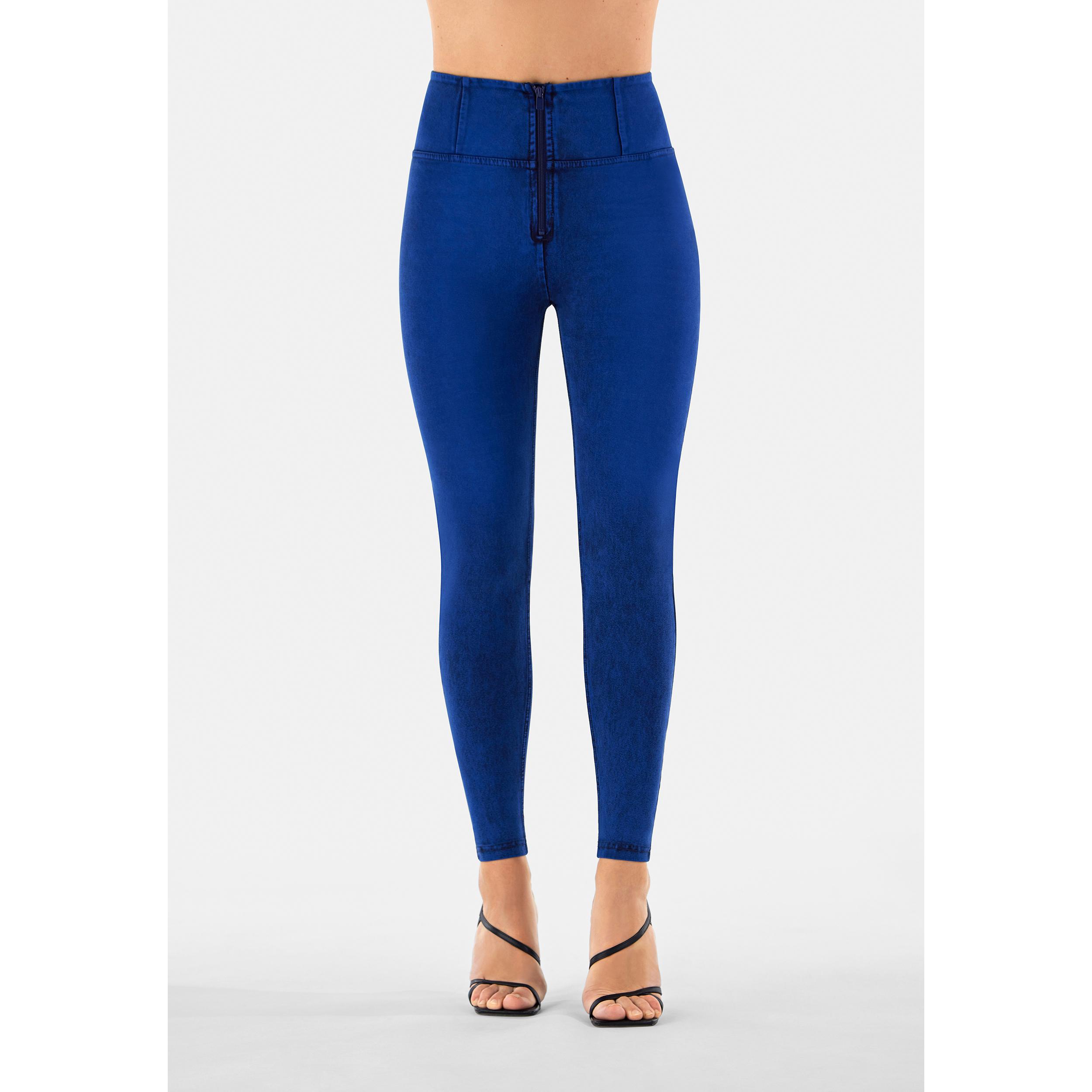 Jeggings push up WR.UP® superskinny vita alta tintura blu