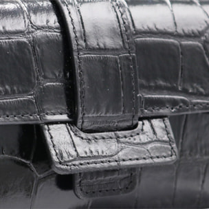 Cartera Cheval Firenze Dean Croc Negro